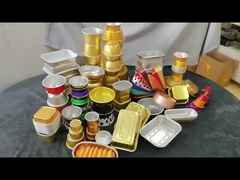 กระทะลุเรียบ ดําและทอง ขนาดเล็ก โฟลยโอบล็องก์ ถังเอาออกกับฝาโปม