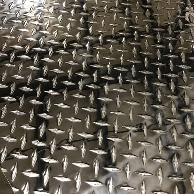 3003 Aluminum Checker Plate Sheet 5754 Embossed Aluminum Tread Plate for Anti Slip Stairs