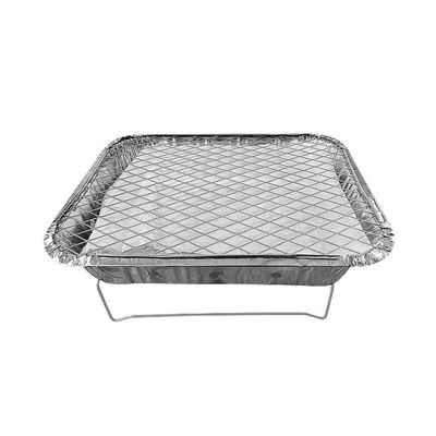 Disposable BBQ Grill Wire Mesh Disposable Grill Roaster With Bamboo Charcoal