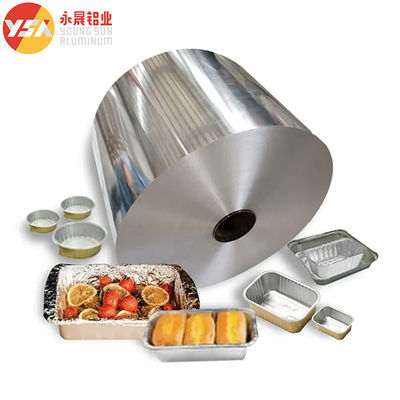 8006 Alloy H22 Aluminum Foil Jumbo Roll 100 Micron Food Grade Container Wrap