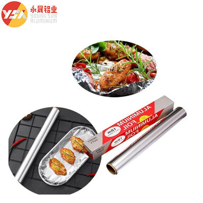 Household Foil Aluminum Heavy Duty Food Grade Paper In Roll Aluminum Foil