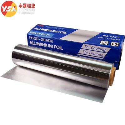 0.018x300mm Aluminum Foil Wrapper Roll 100m Kitchen Food Storage Wrap Foil