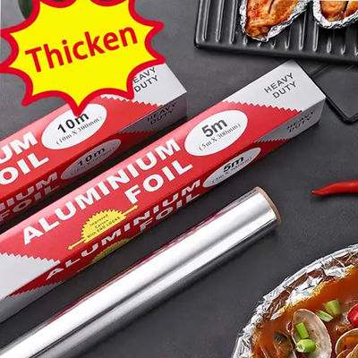 0.018x300mm Aluminum Foil Wrapper Roll 100m Kitchen Food Storage Wrap Foil