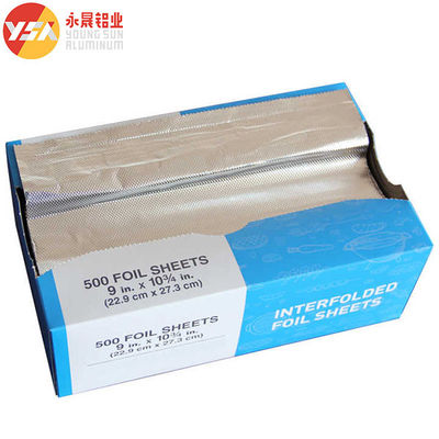 Pop Up Embossed Aluminum Foil Sheets 18 Micron 15cm Customized Packaging Box