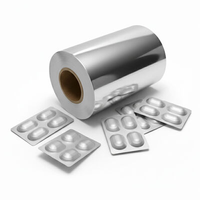 Pharmaceutical PTP Aluminum Foil Roll 8011 8079 8021 Alloy 0.02mm Easy Peel Child Resistant Blister Packaging