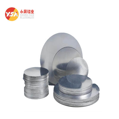 Non Stick 1050 3003 5052 Aluminum Round Circle Cookware Utensils Custom Size High Flatness Burr Free Edge Food Grade