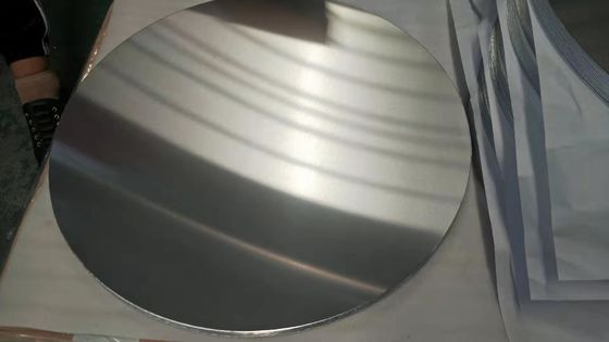 Non Stick 1050 3003 5052 Aluminum Round Circle Cookware Utensils Custom Size High Flatness Burr Free Edge Food Grade