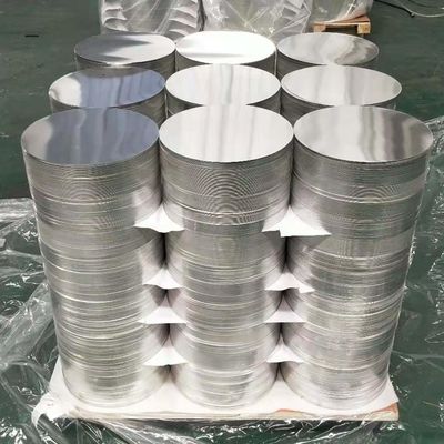 1050 1060 1070 1100 3003 Aluminum Round Circle Cookwares Lights Custom Diameter High Flatness Burr Free Edge Food Grade