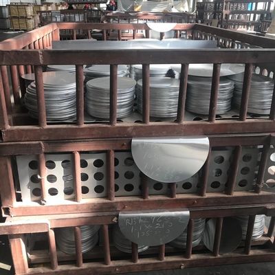 Alloy 1050 Disk Circle Aluminum Round Pan Cookware Custom Diameter High Flatness Burr Free Edge Food Grade