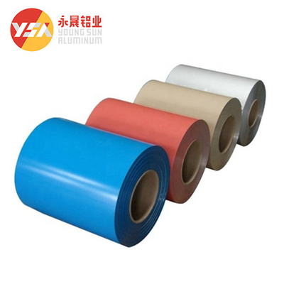 PE PVDF Coating Color Coated Aluminum Coil For Bright & Colorful Interior Decoration