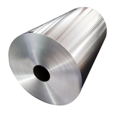 Customeried Silver Aluminium Alloy Foil Roll 6microns 8011 1100 Length