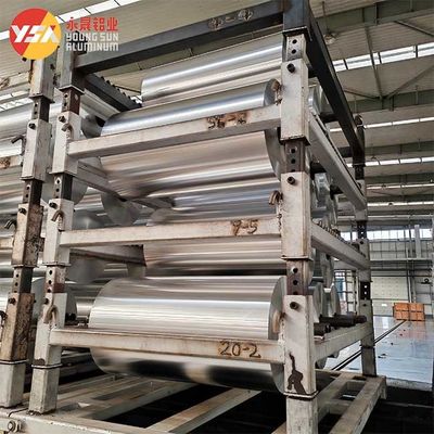 8006 Alloy H22 Aluminum Foil Jumbo Roll 100 Micron Food Grade Container Wrap