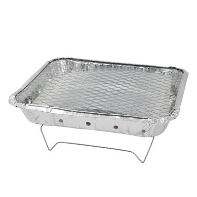 กรีลถ่านหินแบบทิ้ง 48x31x6cm กรีลถ่านหินขนาดเล็ก