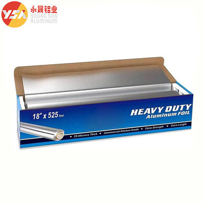 0.02mm Roasting Food Grade Aluminum Foil Roll 50M 100M 150M Packing Wrap