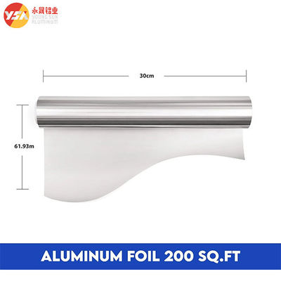 200 ตารางฟุต โฟลยอลูมิเนียม 0.014mm X 30cm X 61m โฟลยอลูมิเนียมม้วน