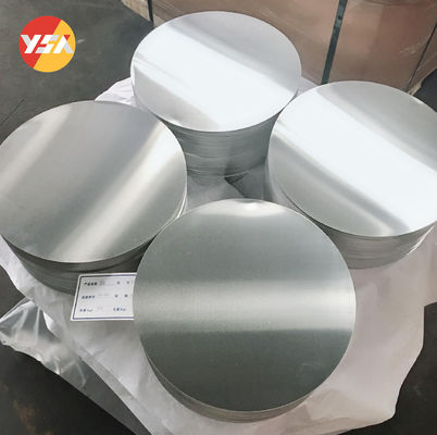 สามารถปรับเปลี่ยน 1050 1060 3003 อลูมิเนียมวงกลม ดิสก์แอฟริกา ตะวันออกกลาง ขนาดที่กําหนดเอง ความเรียบสูง Burr Free Edge เกรดอาหาร