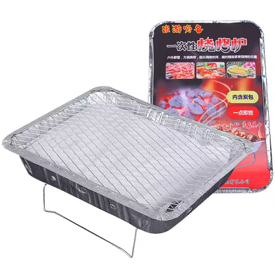 อลูมิเนียม บาร์บีคิว Grill เครื่องปรุงปรุงปรุงปรุงปรุงปรุงครั้งเดียว