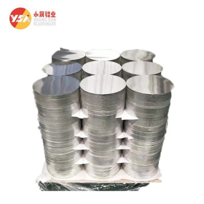 A1050 A1060 A1070 A1100 A3003 แผ่นอลูมิเนียมวงกลม สำหรับงานฝีมือ กระทะทำอาหาร ขนาดสั่งทำ ความเรียบสูง ขอบเรียบไร้ครีบ เกรดอาหาร