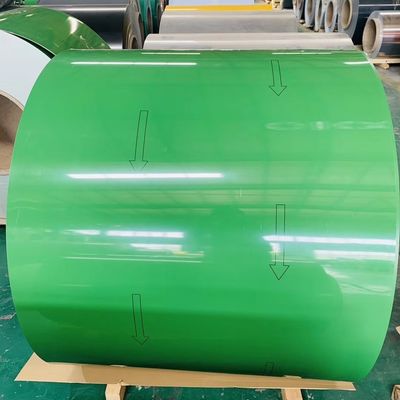 1000mm 1600mm 0.35mm เคลือบอลูมิเนียมม้วนสำหรับผนังลิฟต์
