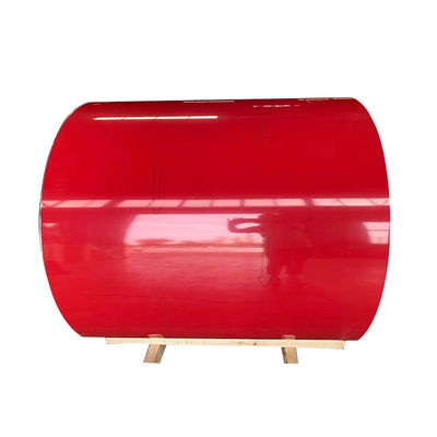 H112 Pe Pvdf แผ่นอลูมิเนียมเคลือบสีสำหรับทำหลังคา