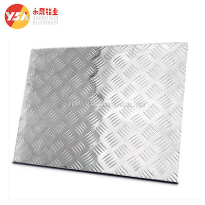0.8mm 1.5mm Custom Embossed Aluminium Diamond Sheet 4 X 8 แผ่นตรวจสอบอลูมิเนียม